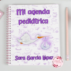 Agenda Pediátrica A5, varios colores