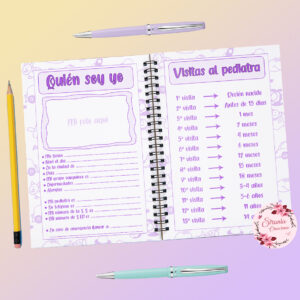 mockup quien soy yo y visitas al pediatra