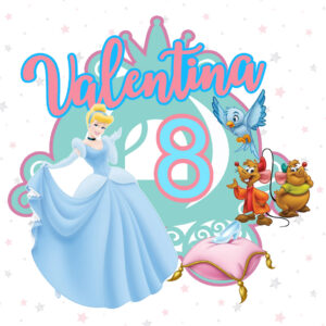 Cake topper Cenicienta 1