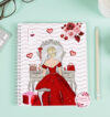 Cuaderno Mujer de rojo - A5