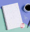 Cuaderno Estrellitas de colores - A5