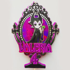 Cake topper Maléfica Niña
