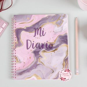 Cuaderno Mármol rosa - A5