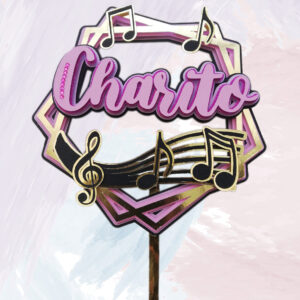 Cake topper Música