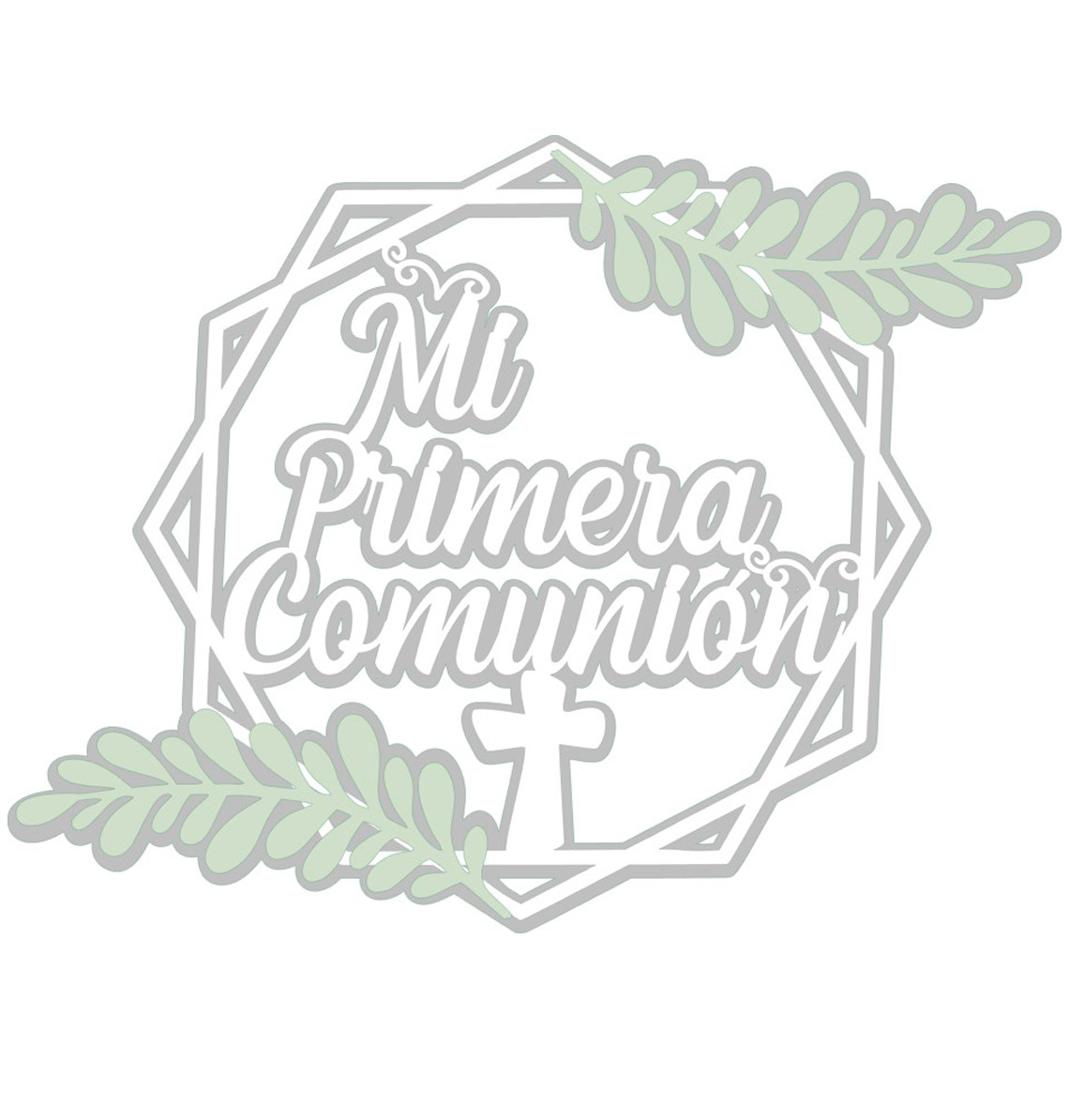 Cake topper Mi primera comunión 2