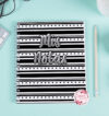 Cuaderno Rayas y puntos negros - A5