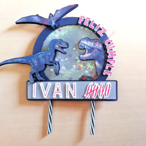 Cake topper Jurassic Park