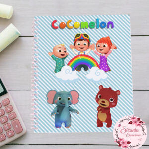 Cuaderno Cocomelón azul - A5
