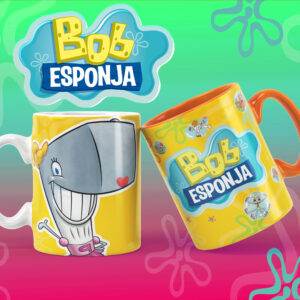 Taza Perla sonriendo (Bob Esponja)