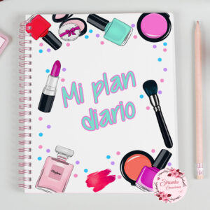 Planing diario sin fechas A5 - Peluquería y maquillaje