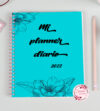 Planing diario sin fechas - A5 Turquesa