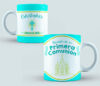 Taza Comunión color verde y dorado