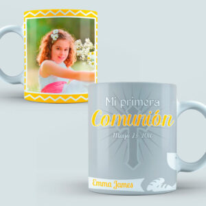 Taza Comunión color amarillo
