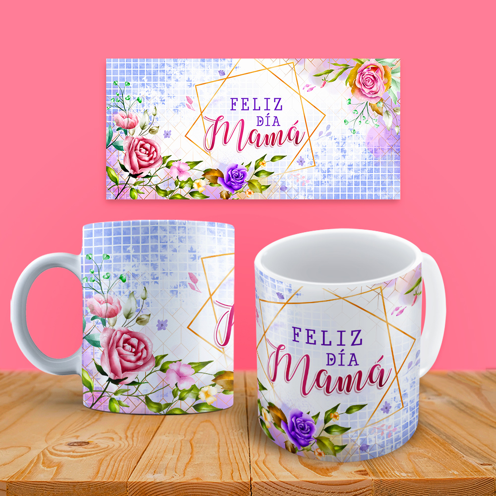 Taza Feliz día mamá