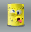 Taza Bob Esponja efecto 3D