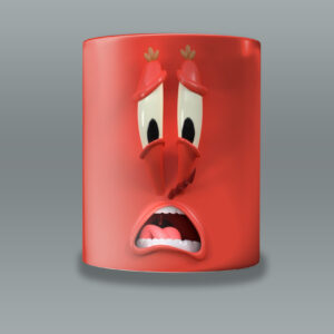 Taza Señor Cangrejo efecto 3D