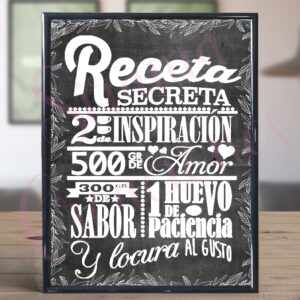 Cuadro Receta secreta...