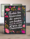 Cuadro Todas las historias de amor...
