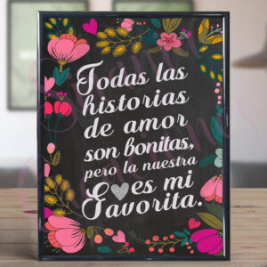 Cuadro Todas las historias de amor...