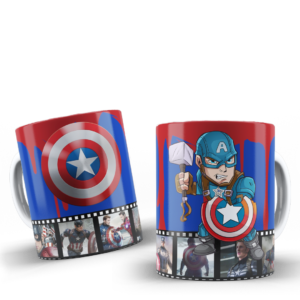 Taza Marvel 01 - Capitán América