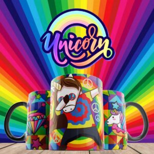 Taza Unicornio roquero 06