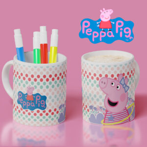 Taza Peppa Pig 10 - Peppa Pig en el jardín