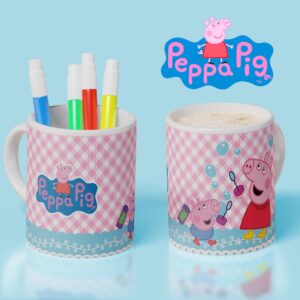 Taza Peppa Pig 05 - Peppa y George Pompas de jabón