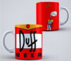 Taza Los Simpson 02 - Cerveza Duff (Duffman)