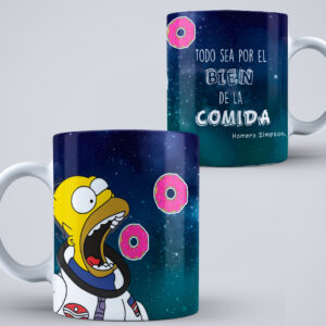Taza Los Simpson 03 - Homer Rosquillas en el espacio