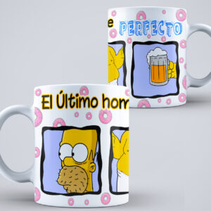 Taza Los Simpson 04 - Homer, el último hombre perfecto