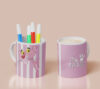 Taza Pantera Rosa 05 - Rayas rosas claras