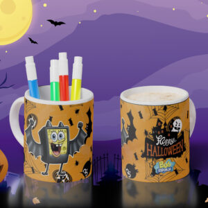 Taza Bob esponja Halloween 04