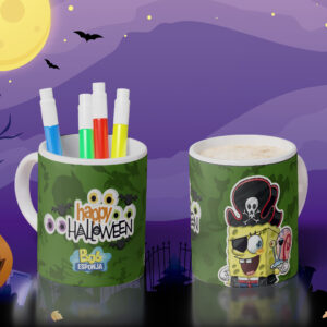Taza Bob esponja Halloween 05