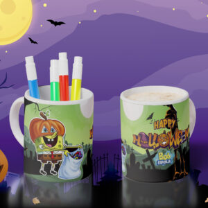 Taza Bob esponja Halloween 06