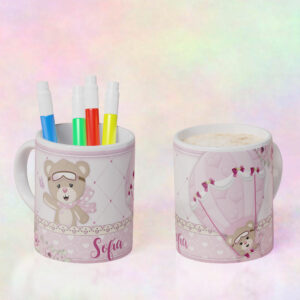 Taza Osita en Globo aerostático