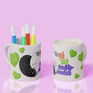 Taza Tú me complementas - Gatitos