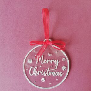 Bolas de metacrilato para el árbol de navidad