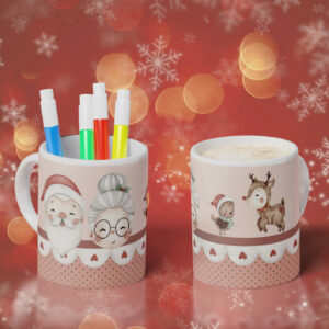 04 Taza de Navidad Papá y Mamá Noel