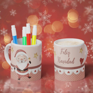 07 Taza de Navidad Papá Noel felicitación