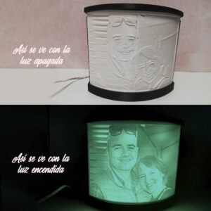 Lámpara led 3D - Modelo 2 - Luces de colores RGB