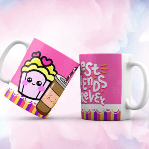 Taza Best Friends 03 - Helado y chocolate