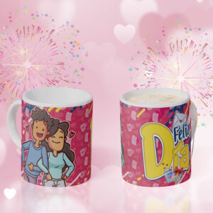 Taza Feliz día 08
