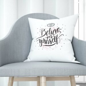 Cojín tacto algodón - Believe in yourself