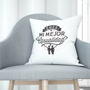 Cojín tacto algodón - Eres mi mejor casualidad