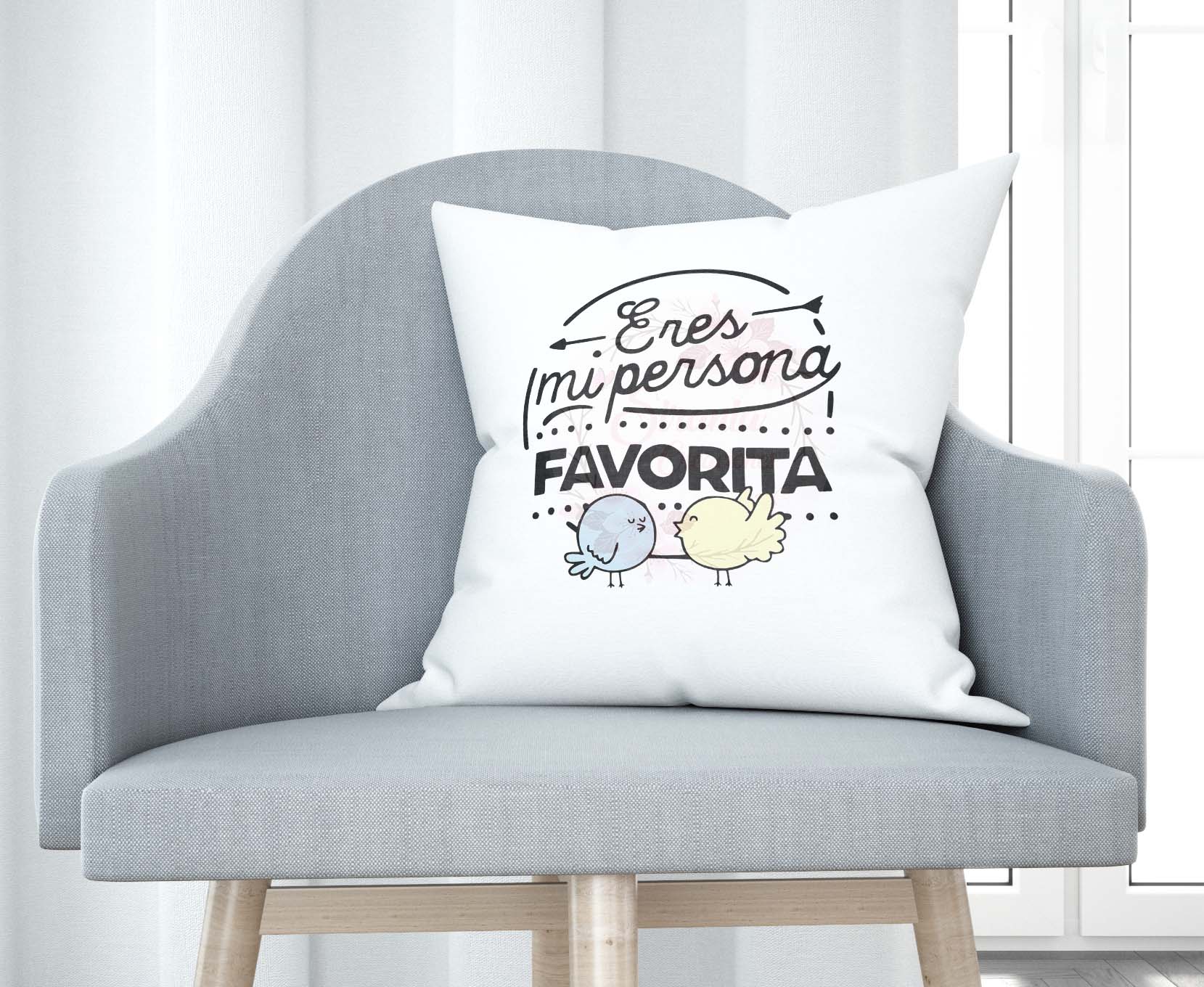 Cojín tacto algodón - Eres mi persona favorita