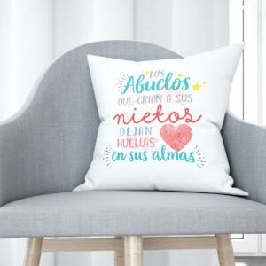 Cojín tacto algodón - Los abuelos que crían a sus nietos dejan huellas en sus almas
