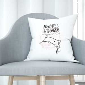 Cojín tacto algodón - No pares de soñar