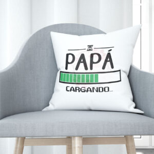 Cojín tacto algodón - Papá cargando