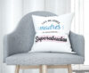 Cojín tacto algodón - Las mejores madres se convierten en superabuelas