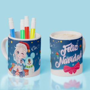 Taza Navidad Princesas 02